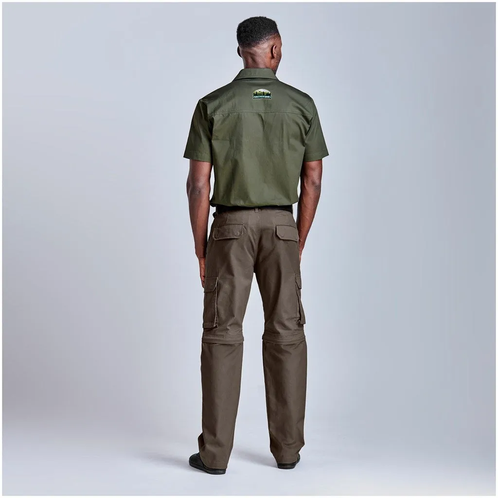 Mens Cargo Zip Off Pants