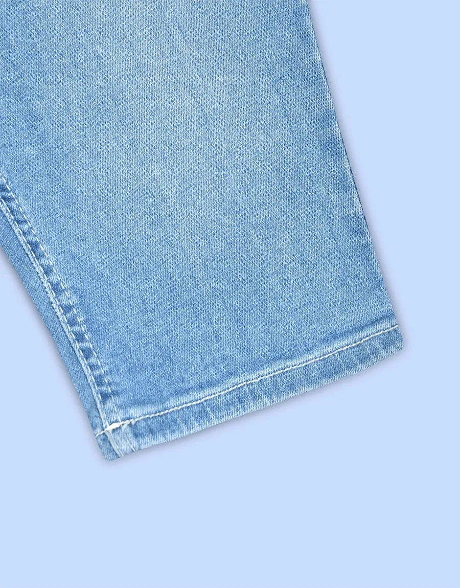 Men's Denim Jeans Shorts- Overdaye Blue