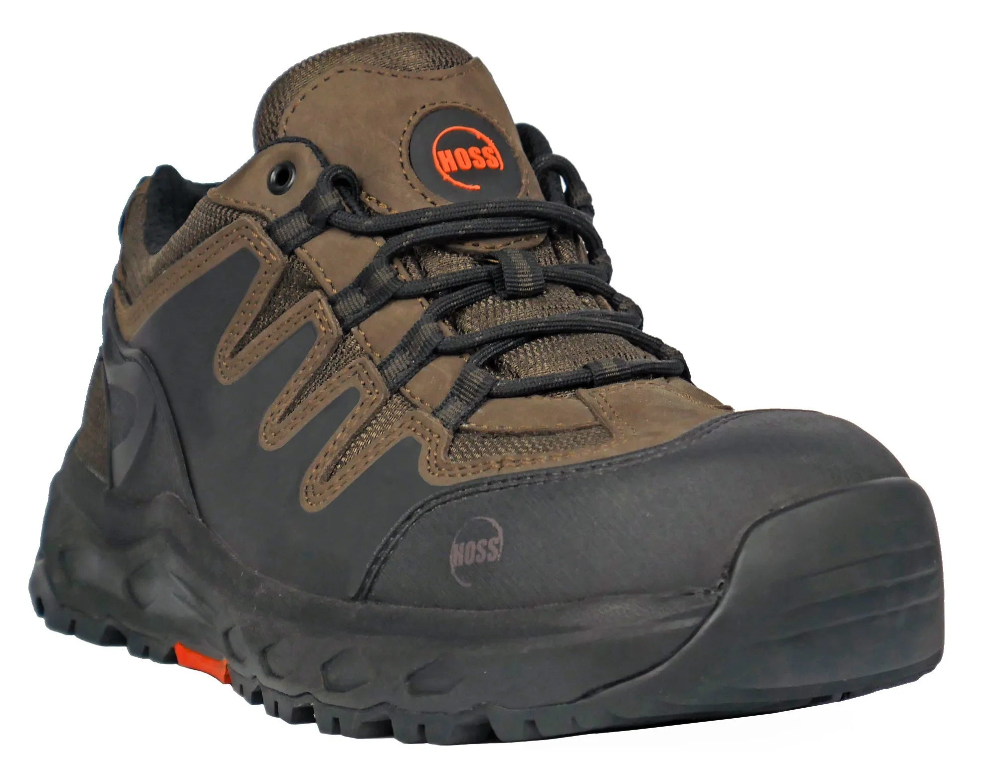 Men's Hoss Eric Lo Brown, EH, SR, Hiker Aluminum Toe Boot