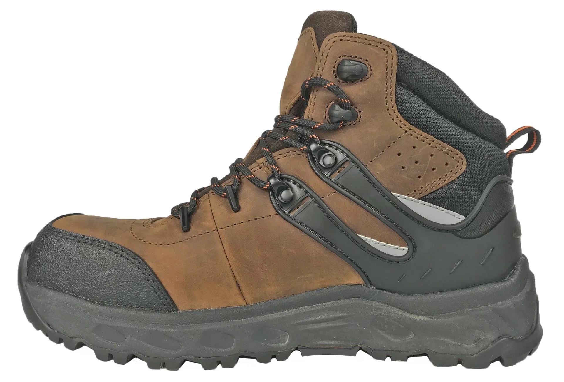 Men's Hoss Stomp Brown, EH, SR, WP, Mid Hiker Aluminum Toe Boot