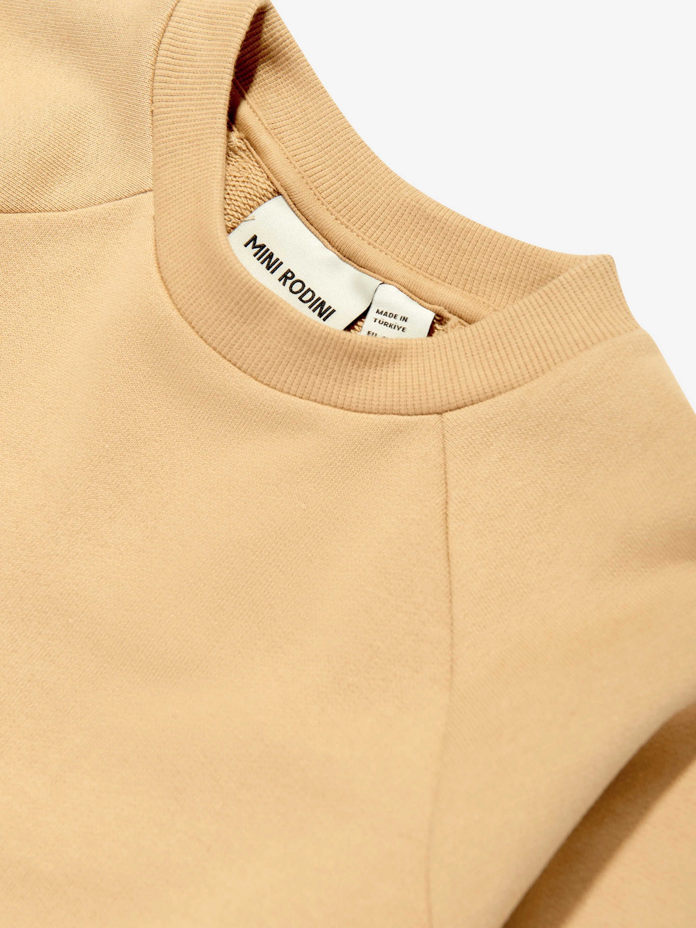 Mini Rodini Kids Logo Sweatshirt in Beige