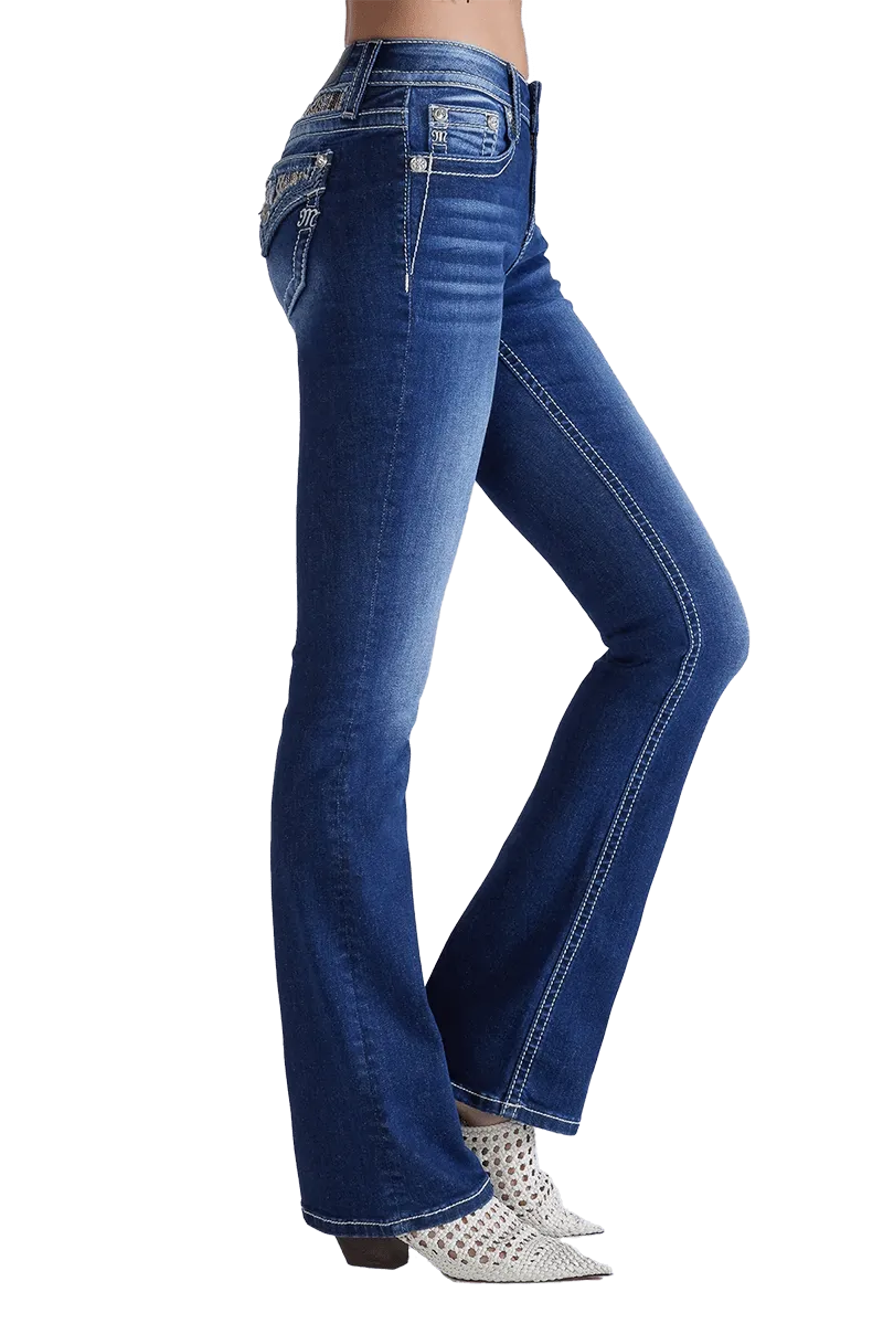 Miss Me Crown Jewel Bootcut Jeans