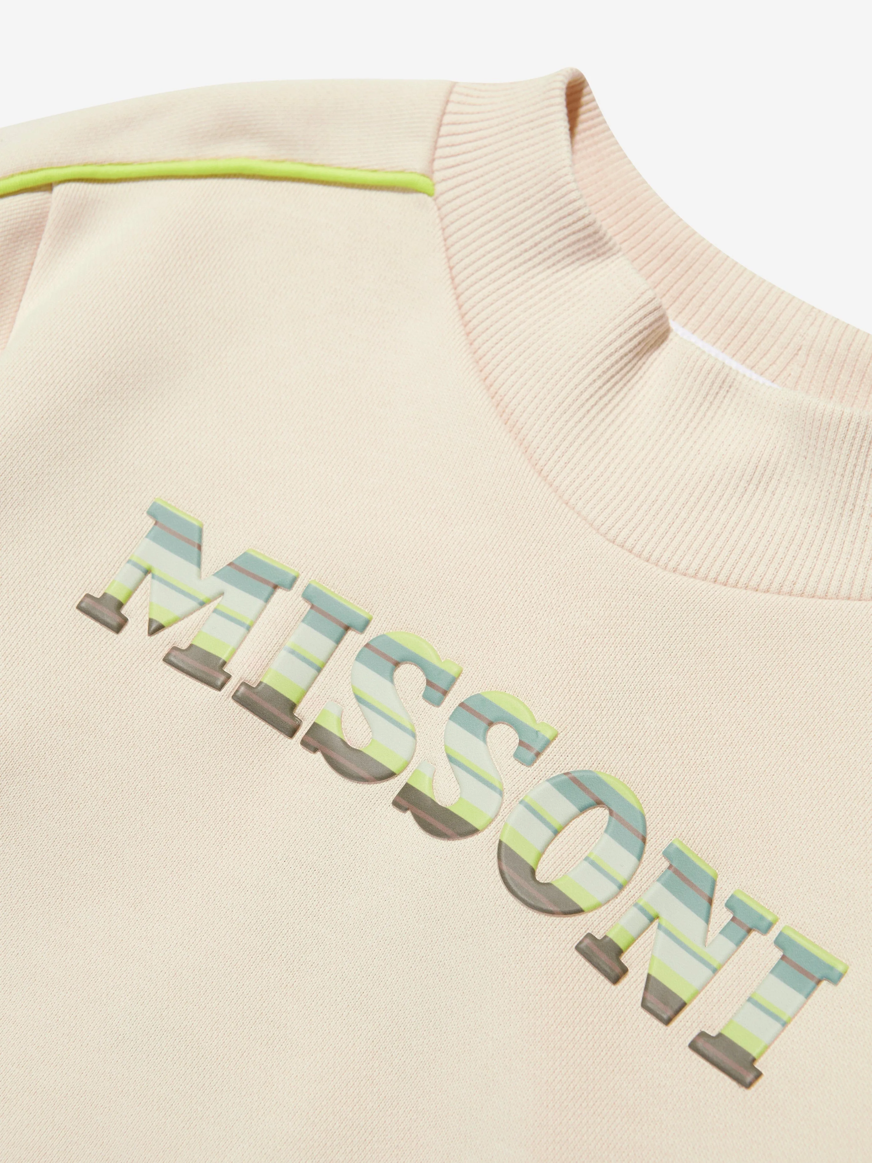 Missoni Boys Logo Sweatshirt in Beige