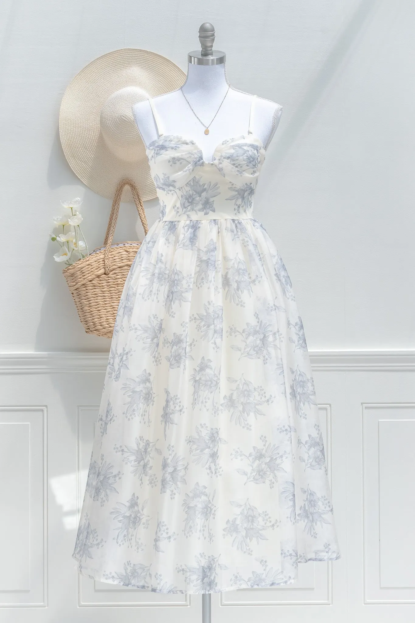 Moonlit Waltz Midi Dress