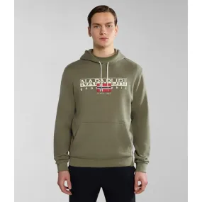 Napapijri Mens Hoodie B-Aylmer Green Lichen