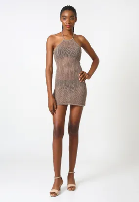 Naya Knit Mini Dress Mocca