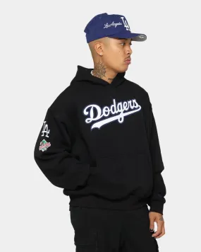 New Era Los Angeles Dodgers Lockstitch Script Hoodie Black