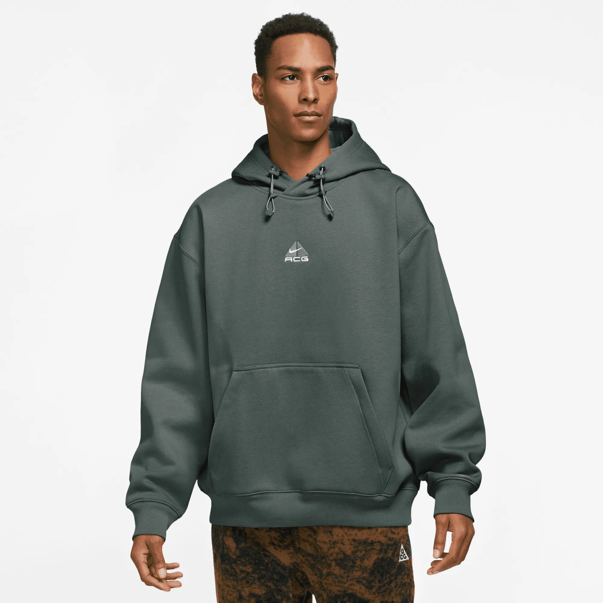 Nike ACG Therma-FIT Vintage Green Fleece Pullover Hoodie