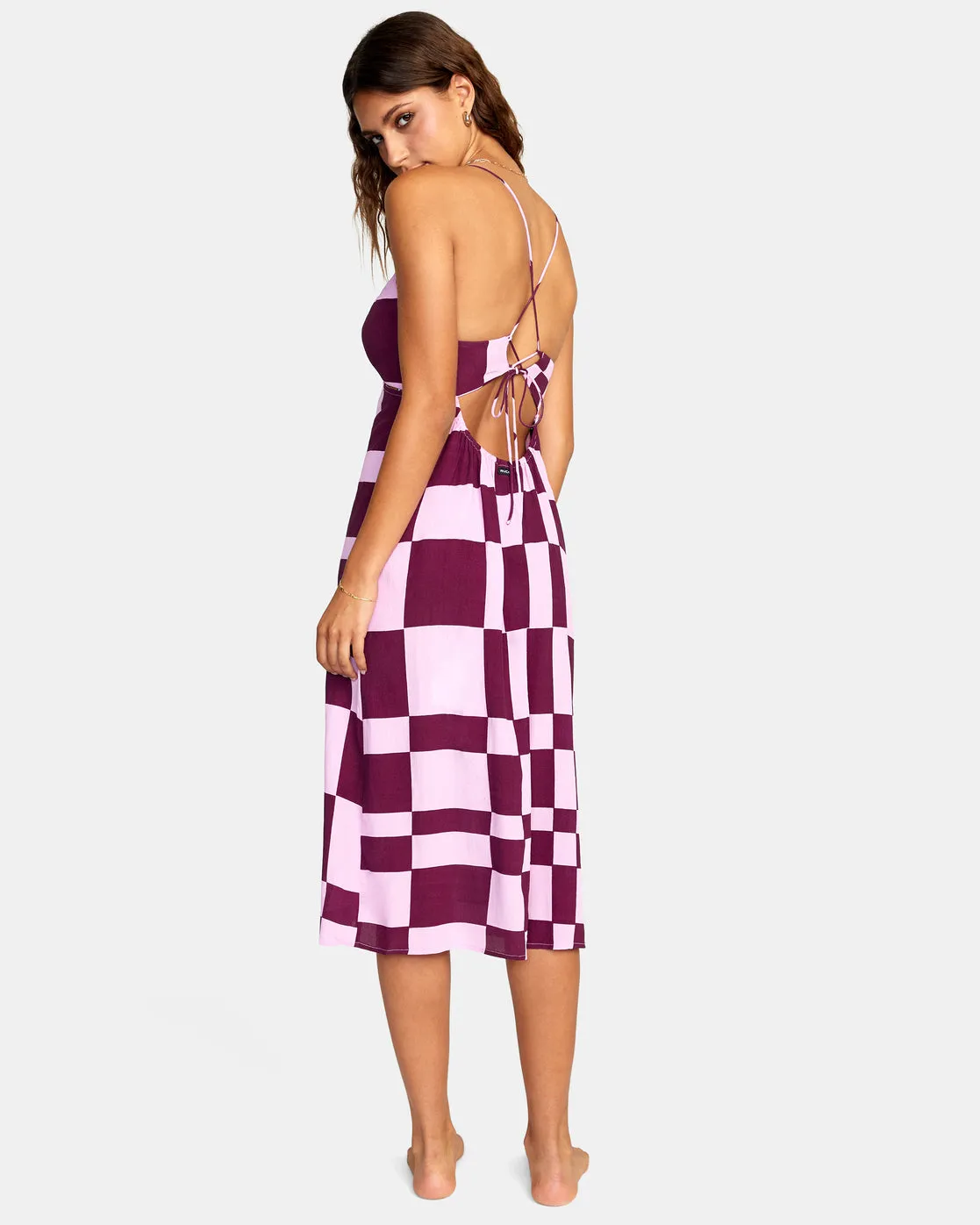 No Judgement Midi Dress - Orchid