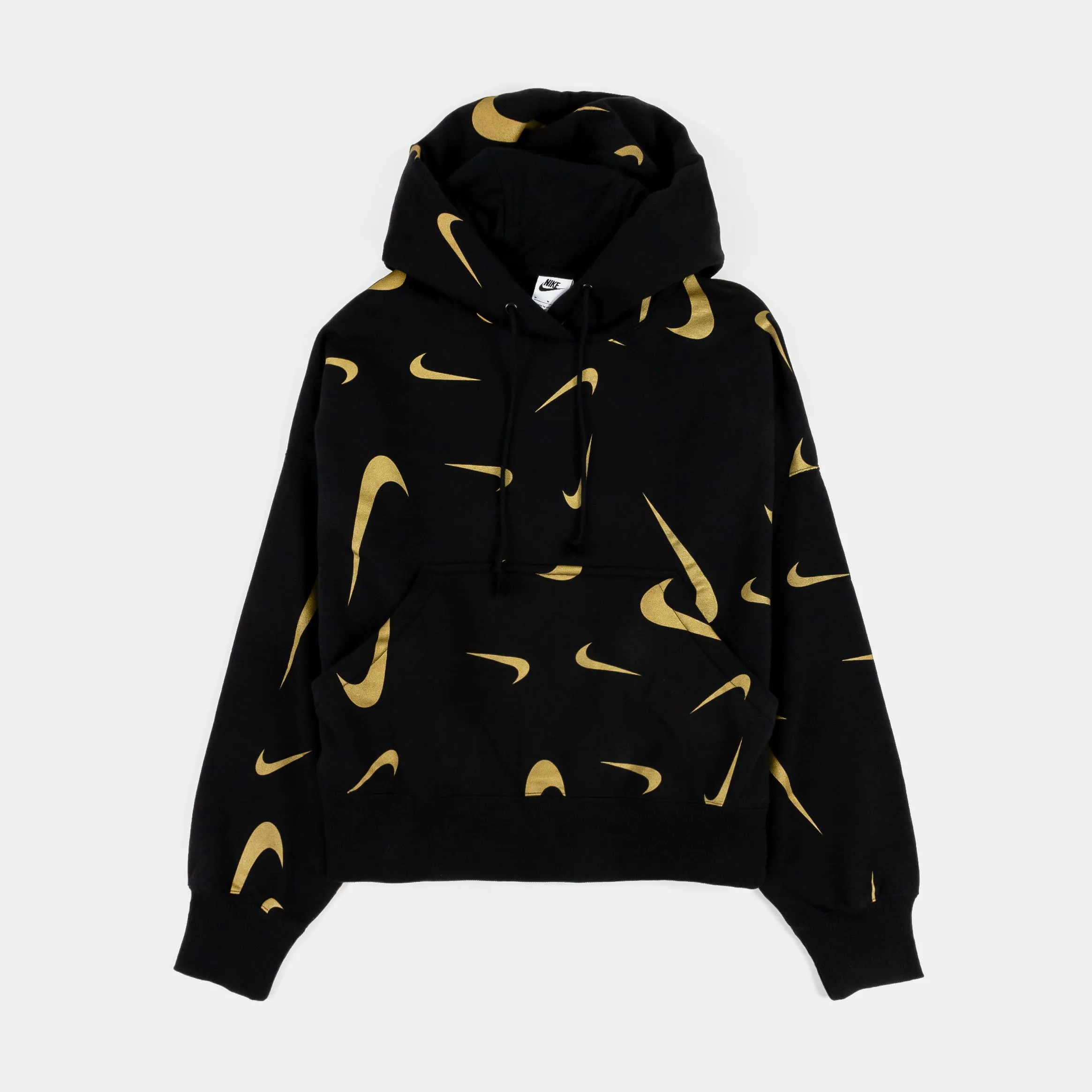 NSW AOP Logo Womens Hoodie (Black/Gold)