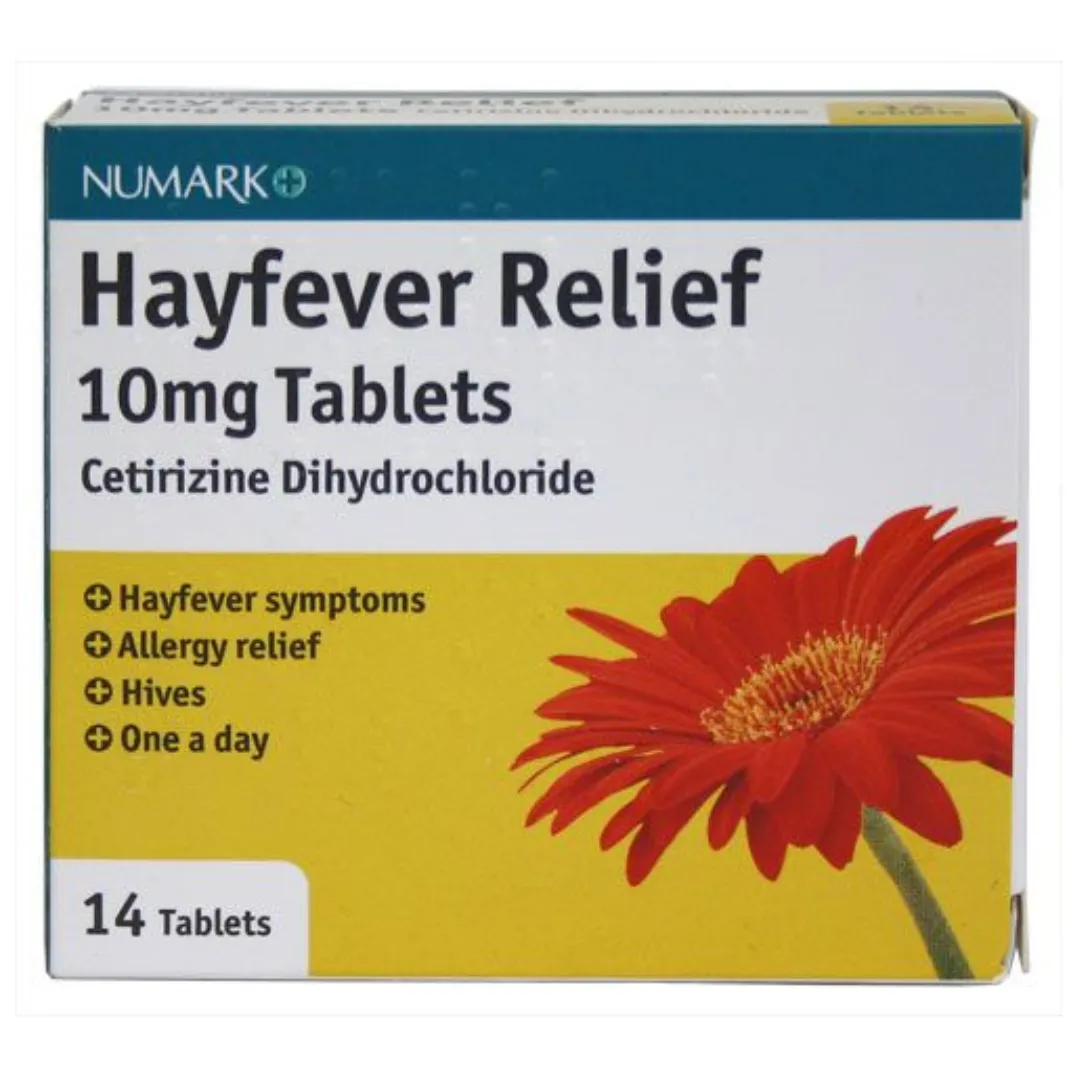 Numark Hayfever Relief 10mg 14 Tablets (A)