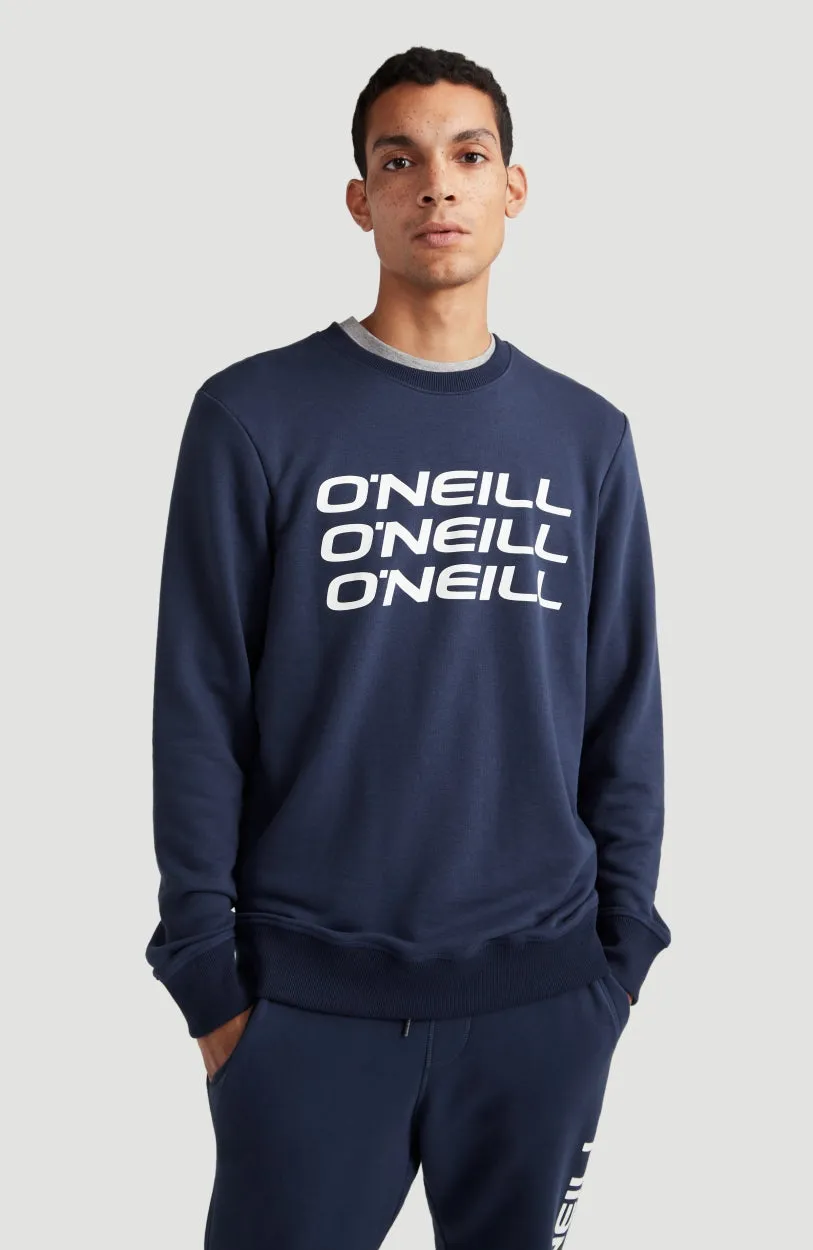 O'Neill Triple Stack Crew Sweatshirt | Ink Blue -A