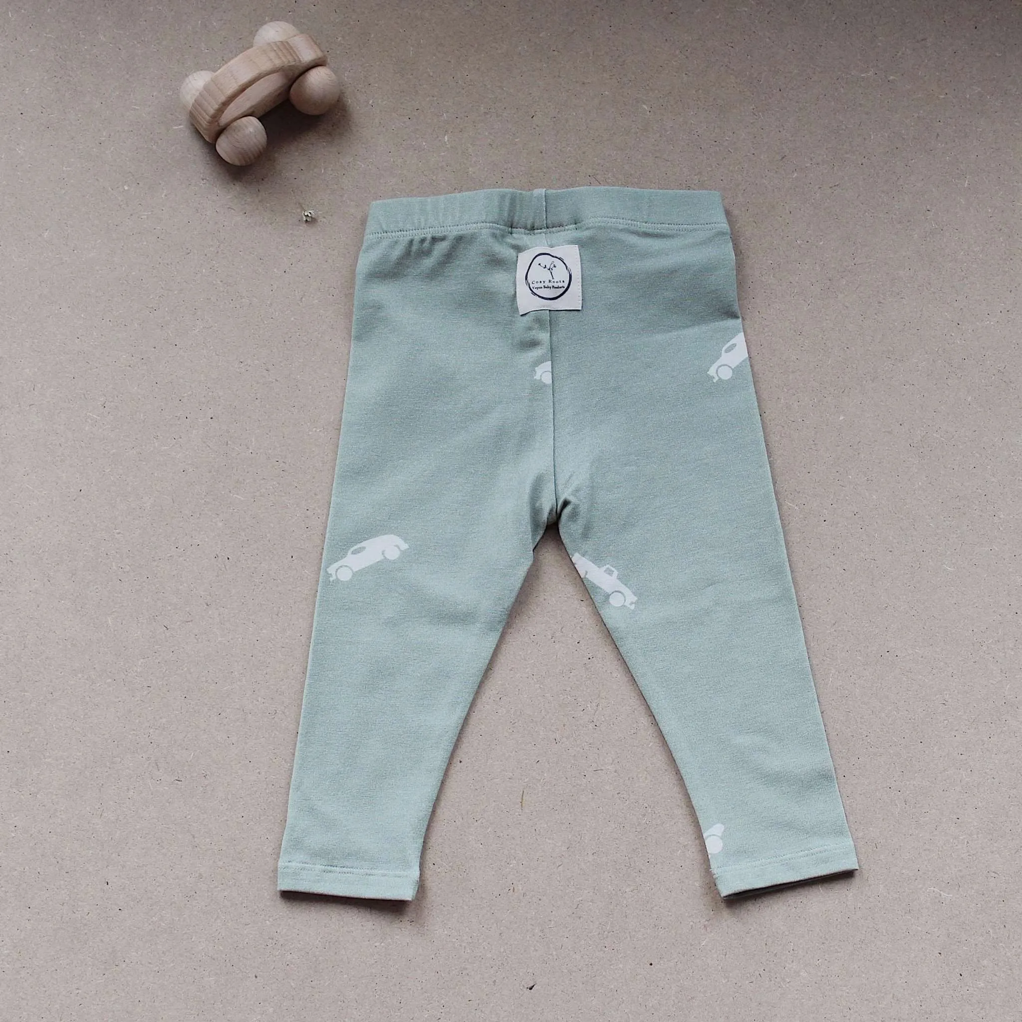 Organic Leggings - Vintage Cars