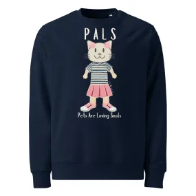 PALS, Cat themed, sustainable sweatshirt