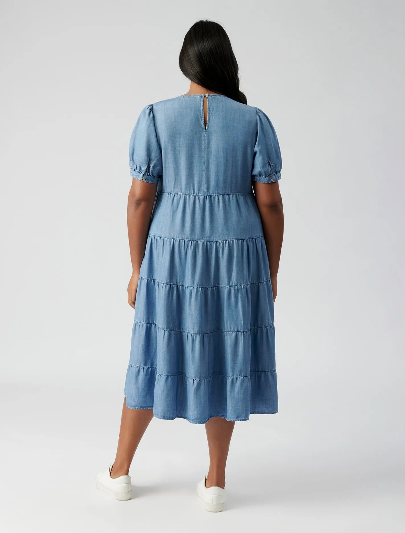 Pippa Curve Midi Smock Dress