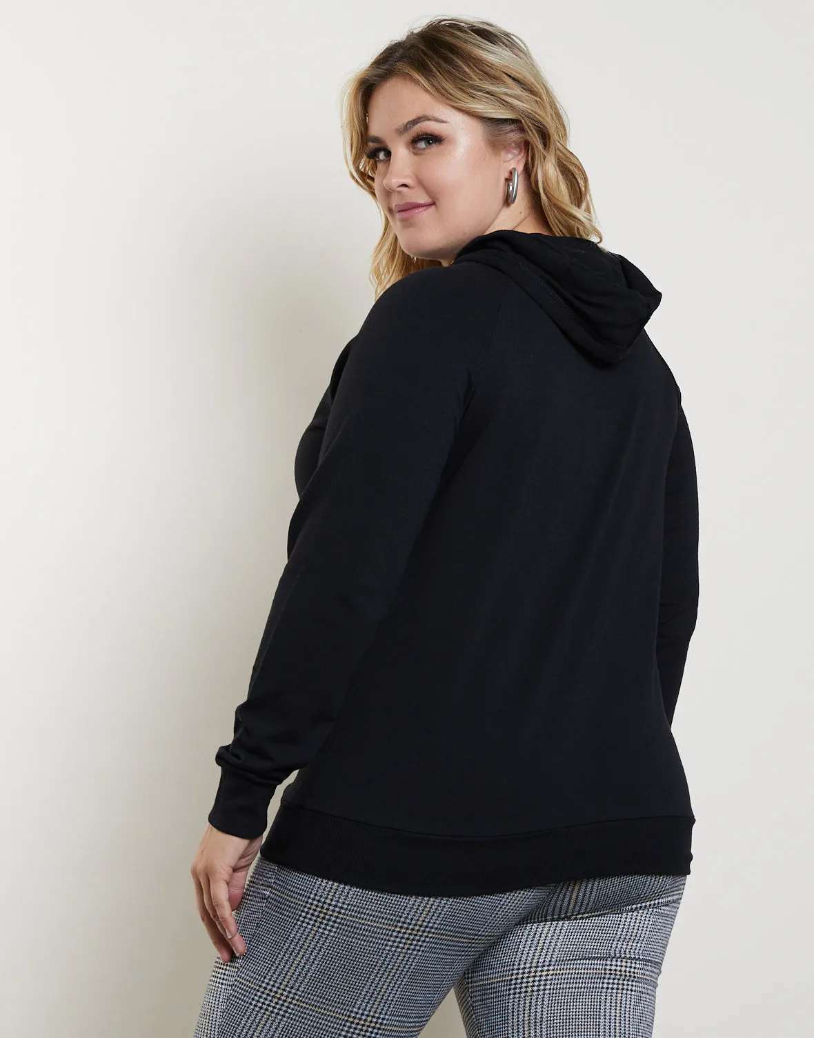 Plus Size Laid-Back Hoodie