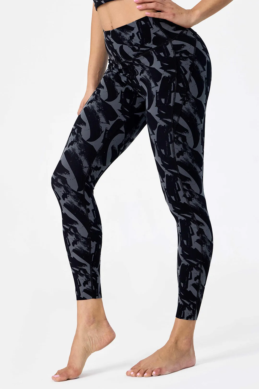 Print High-Waist Strechy Legging