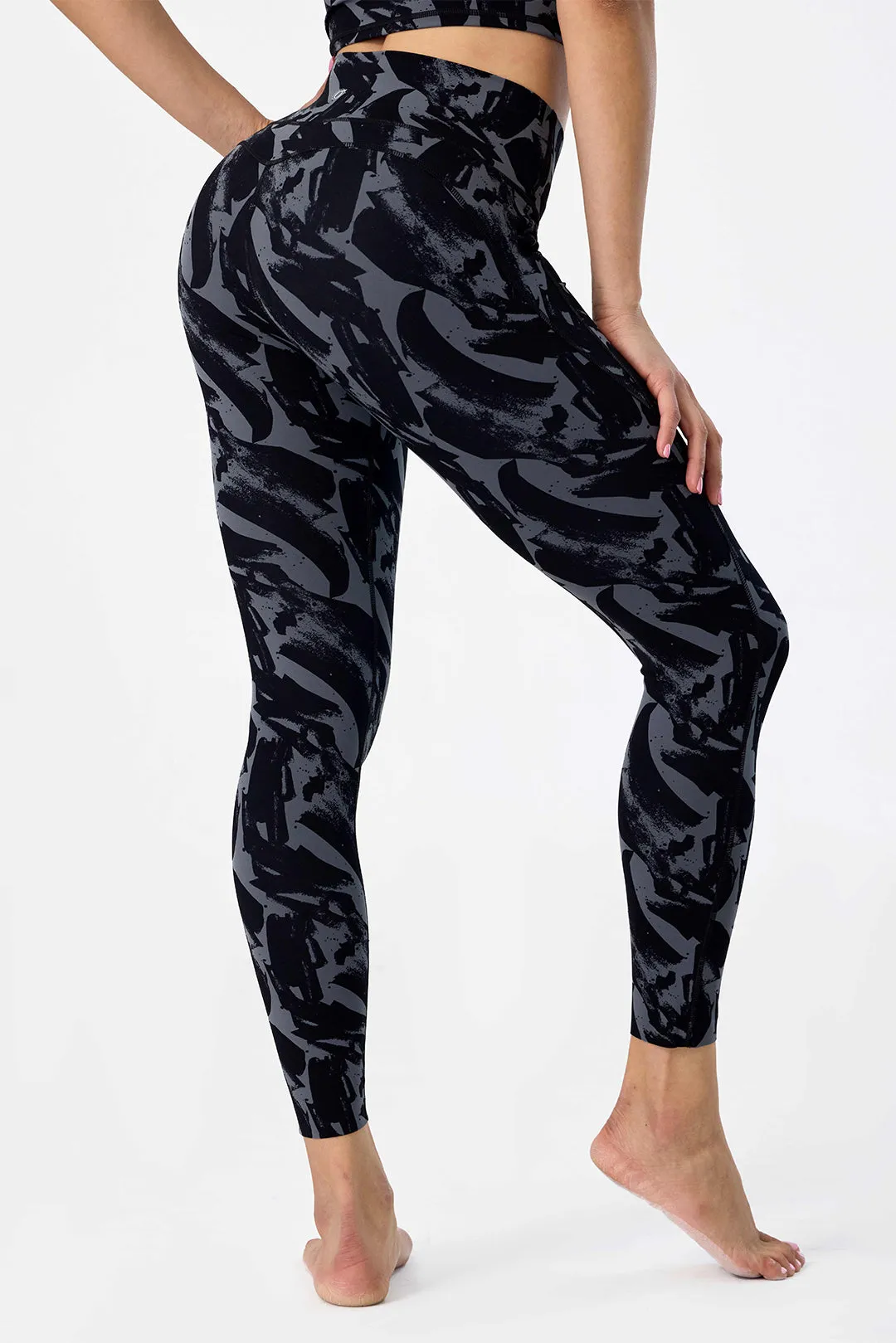 Print High-Waist Strechy Legging