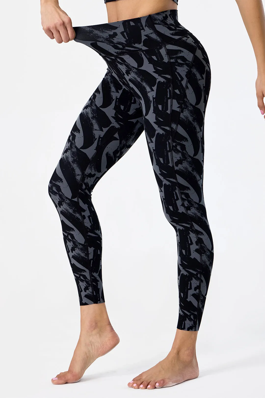 Print High-Waist Strechy Legging