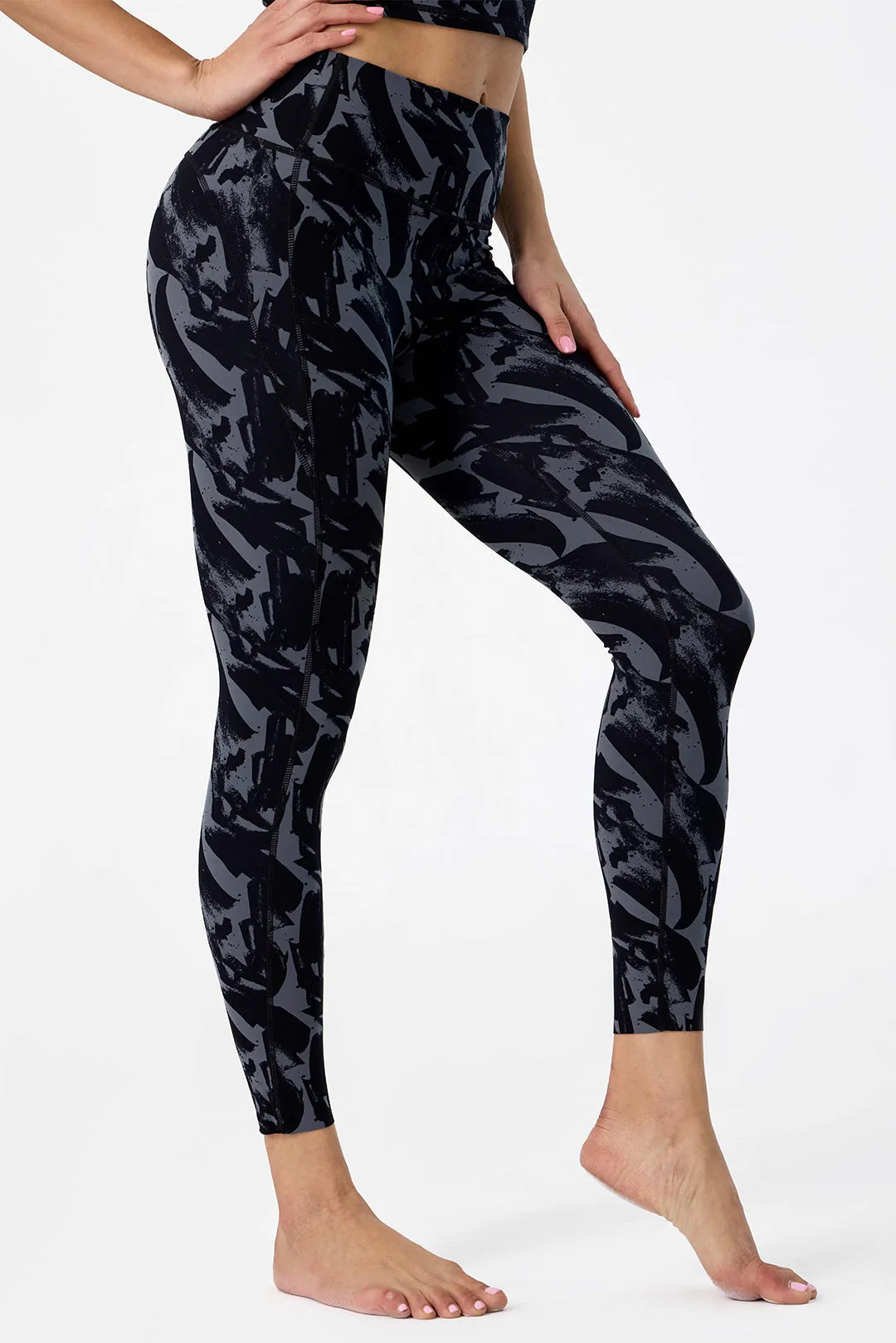 Print High-Waist Strechy Legging