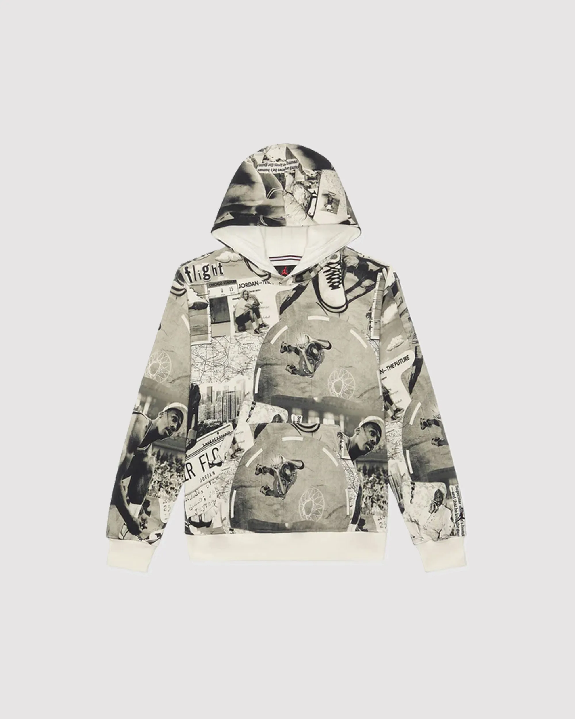 PRINTED PULLOVER HOODIE "SAIL"