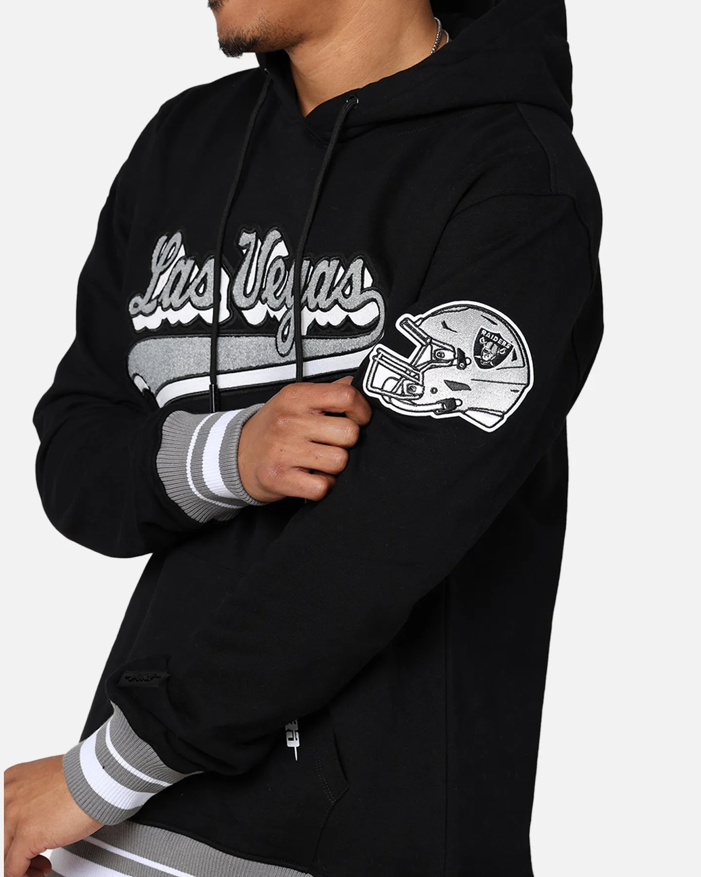 Pro Standard Las Vegas Raiders Fleece Pullover Hoodie Black/Grey