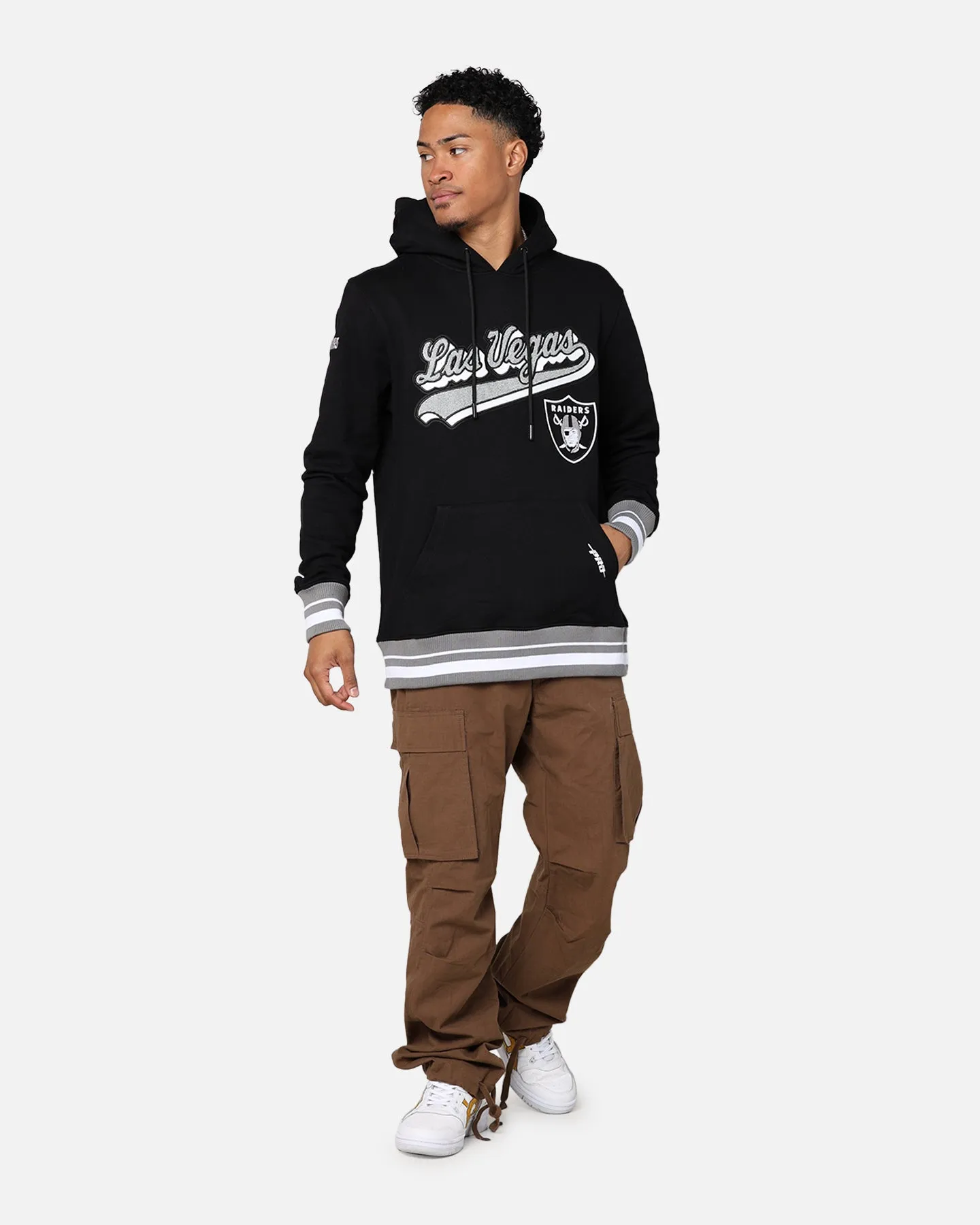 Pro Standard Las Vegas Raiders Fleece Pullover Hoodie Black/Grey