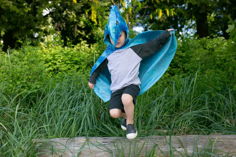 Pterodactyl Hooded Cape - Size 4-5 Flexible