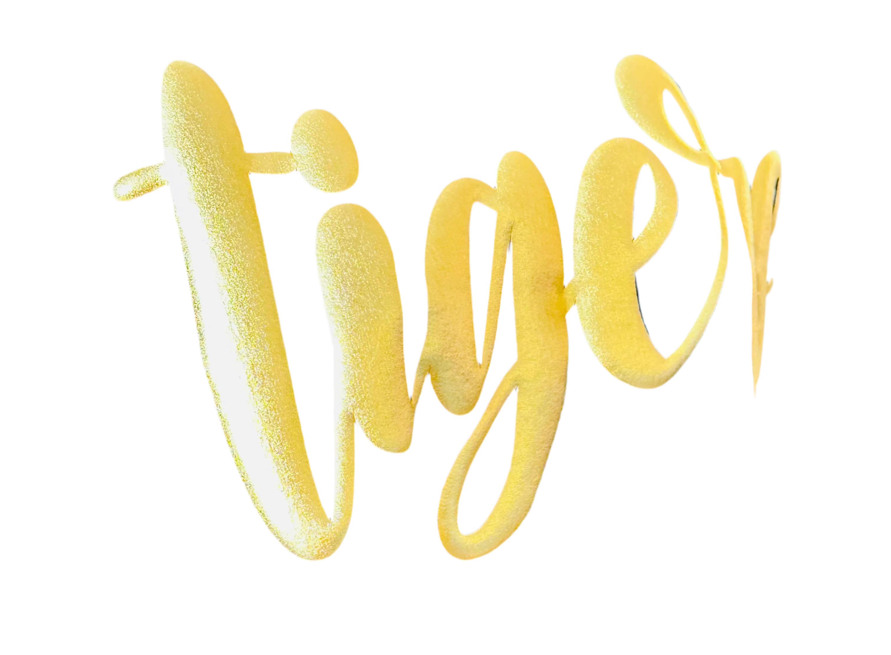 "Tigers" Gold Metallic Puff Sweatshirt