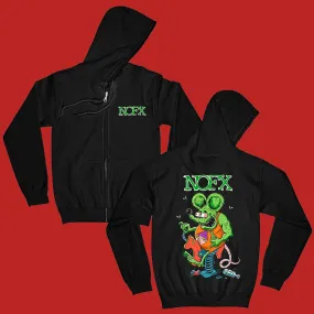 Rat Fink Zip Up Hoodie (Black)