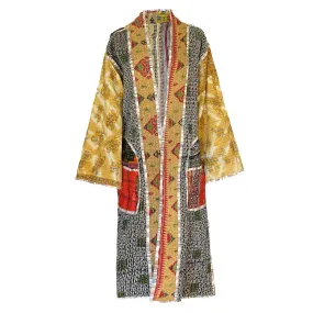 Rena Vintage Quilted Kantha Coat ONE OF KIND