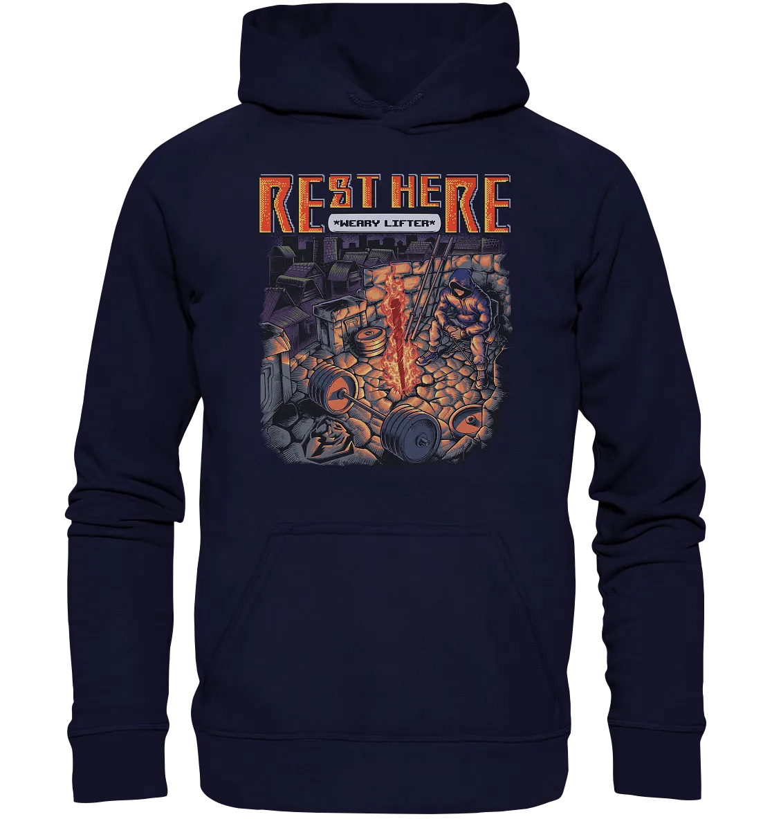 Rest Here Weary Lifter Hoodie (EU)