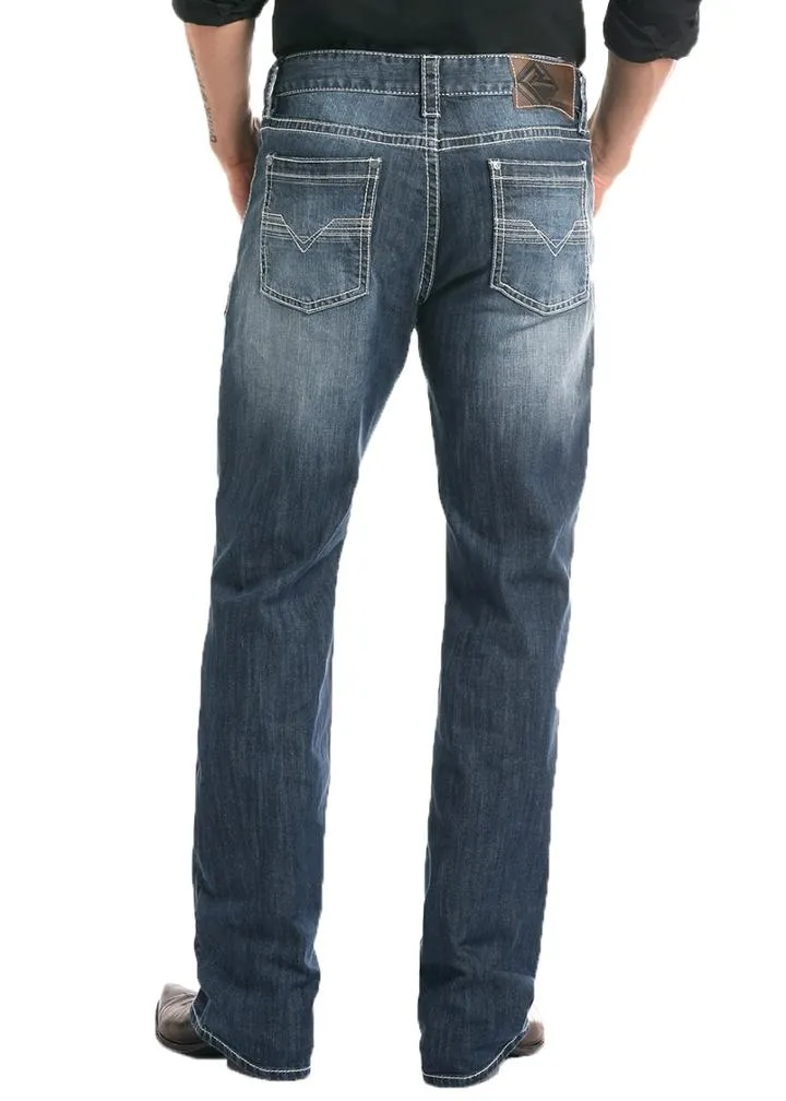 Rock & Roll Denim Relaxed Fit ReFlex Straight Leg Jeans #M0S3473