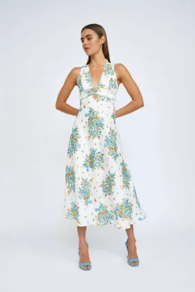 Roma Floral Midi Dress