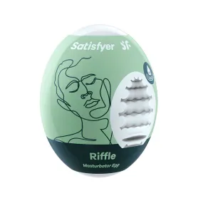 Satisfyer - Riffle Masturbator Egg (Green)