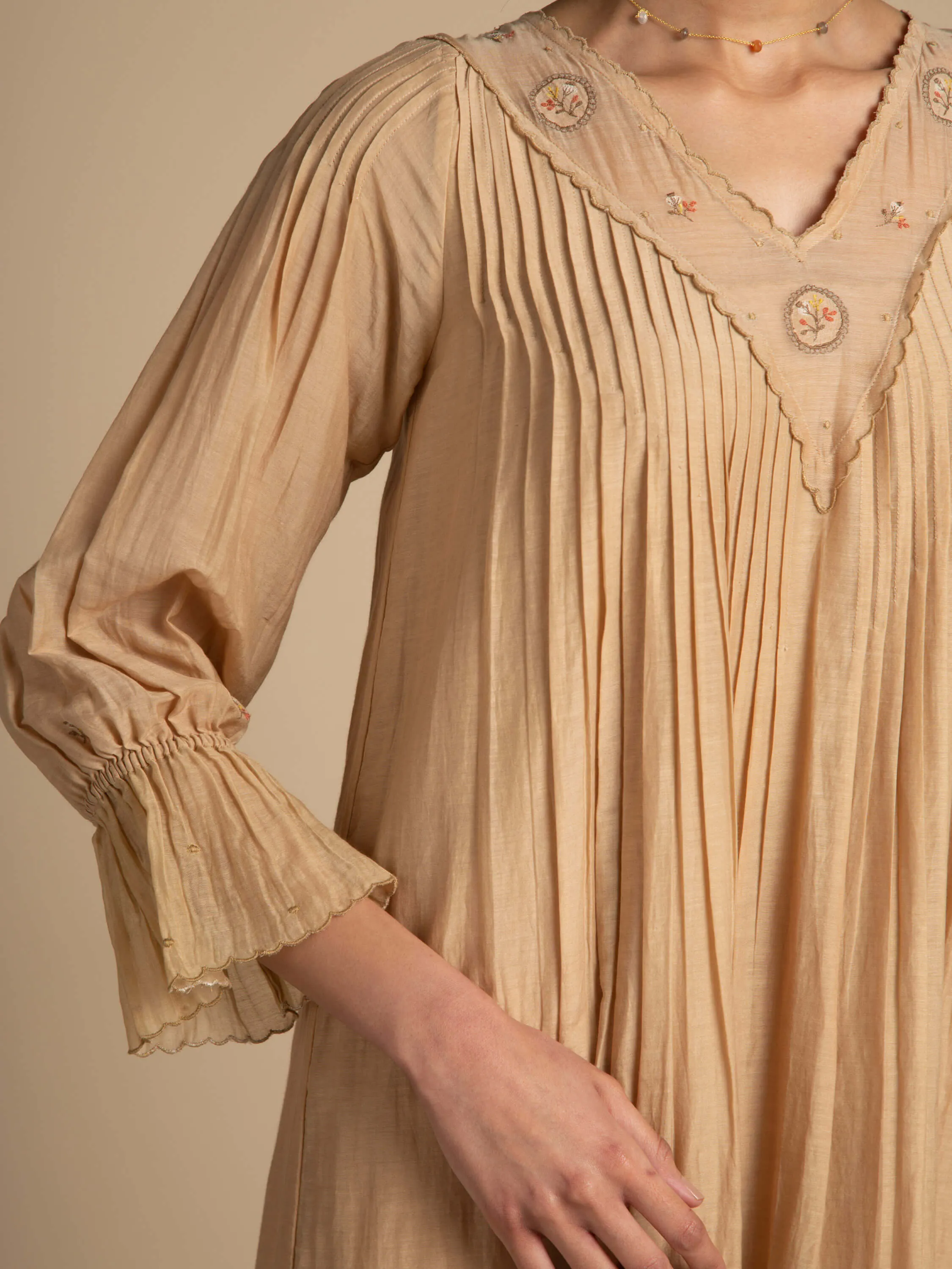 Sepia Midi Dress