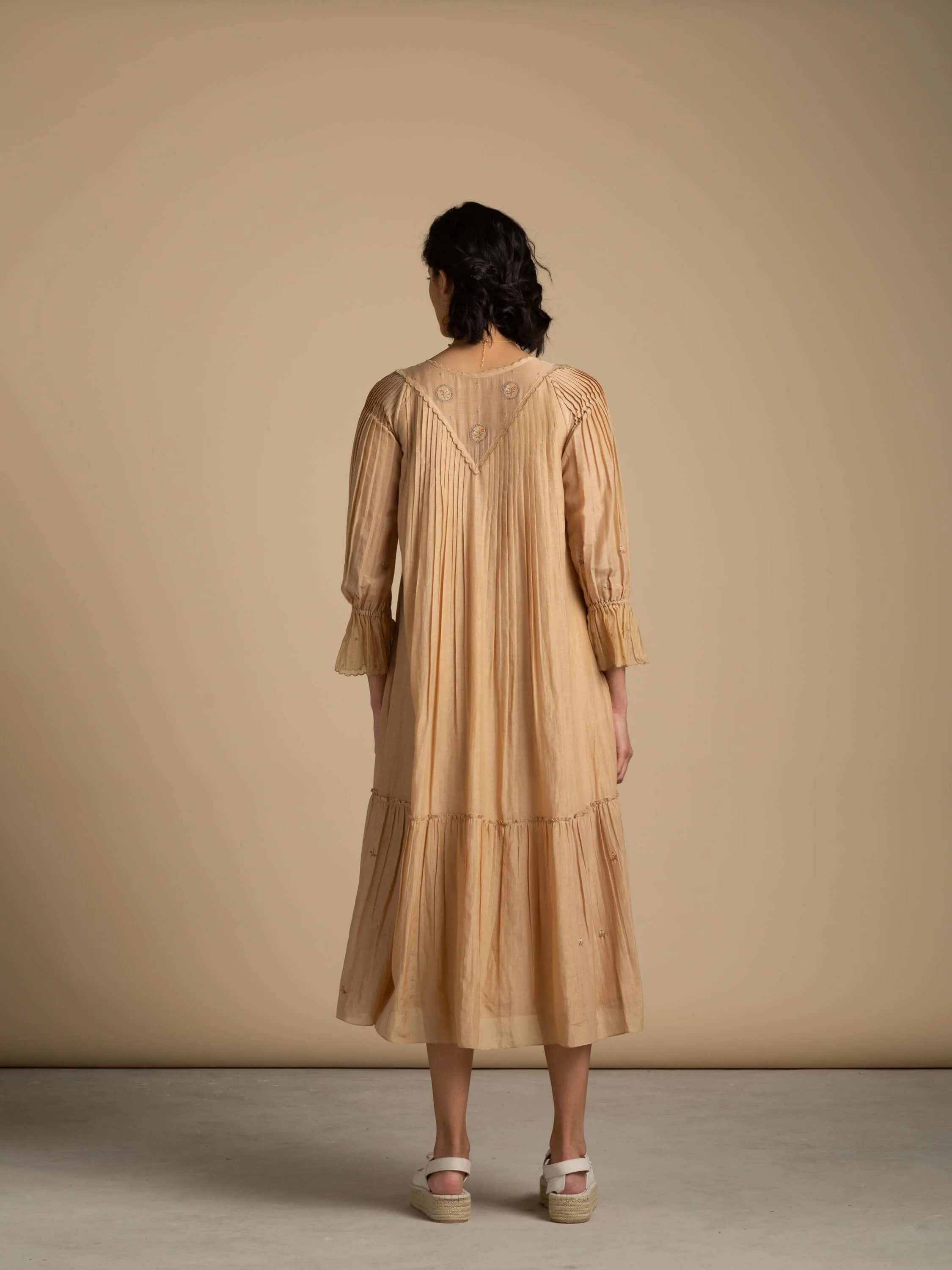 Sepia Midi Dress