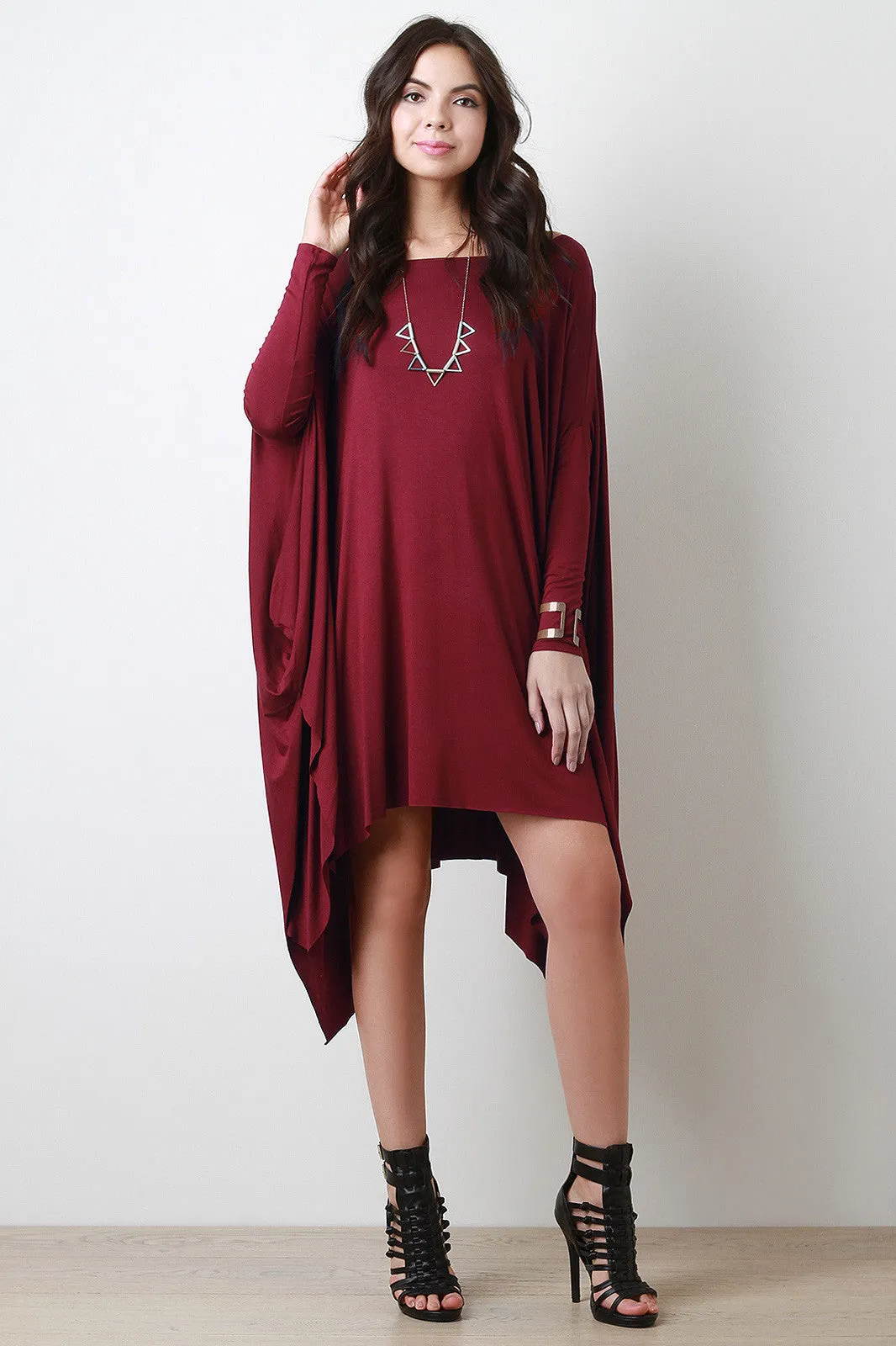 Sharkbite Jersey Knit Trapeze Dress