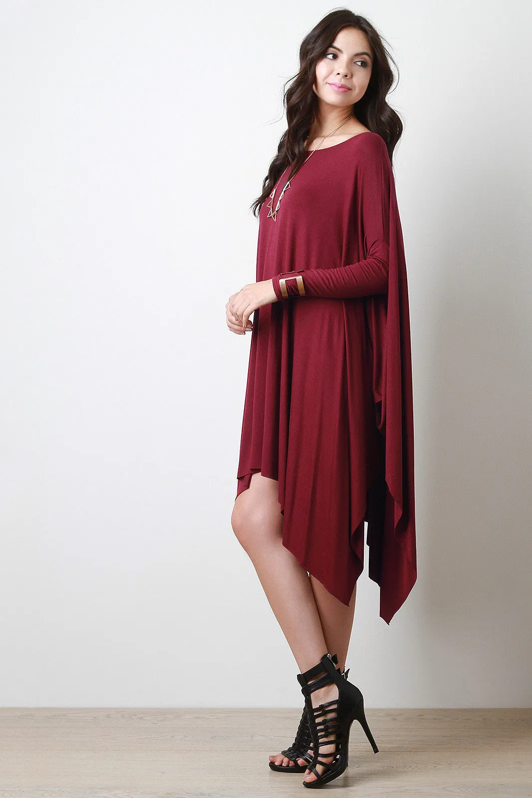 Sharkbite Jersey Knit Trapeze Dress