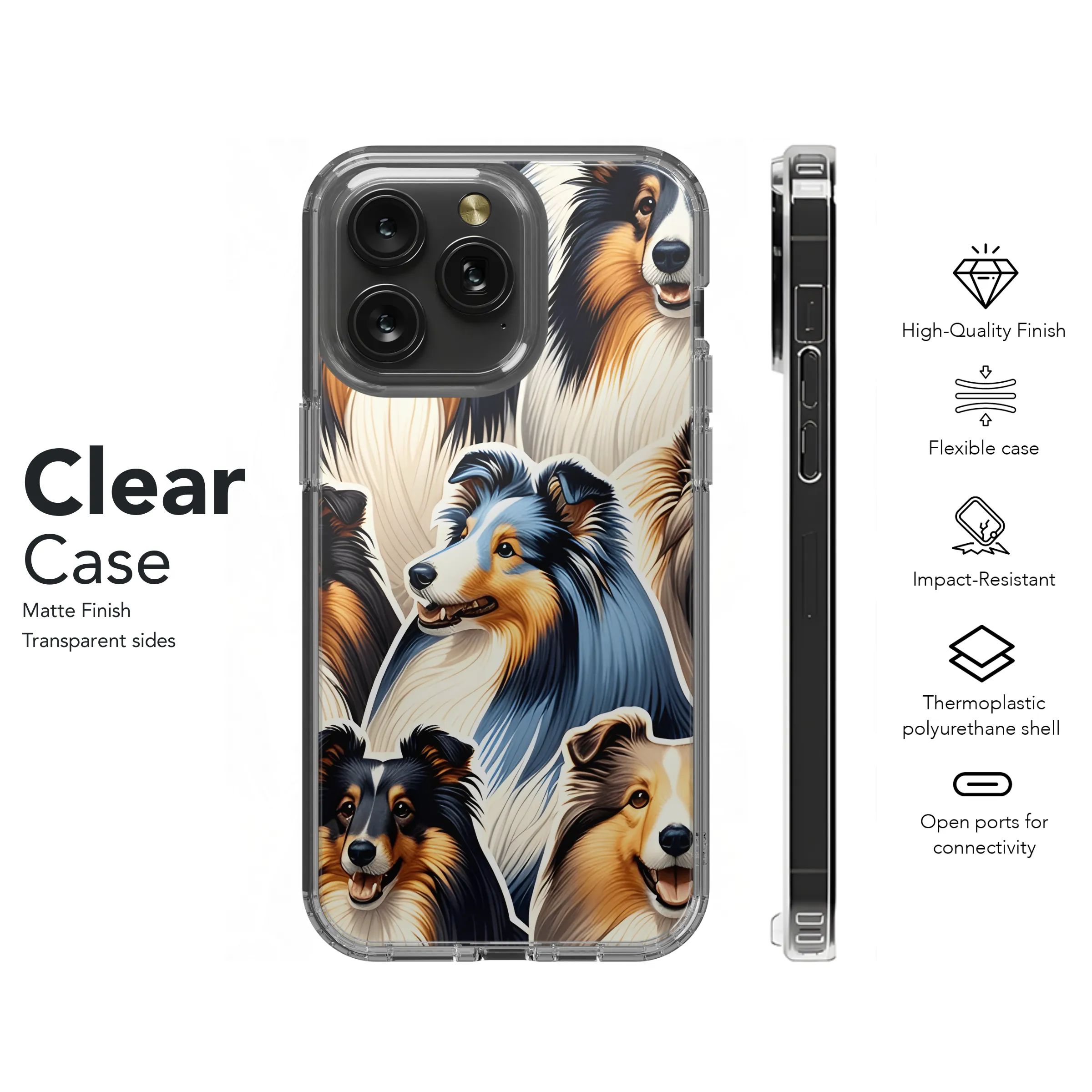 Sheltie Coat Phone Case iPhone Samsung Cover Pixel 2745