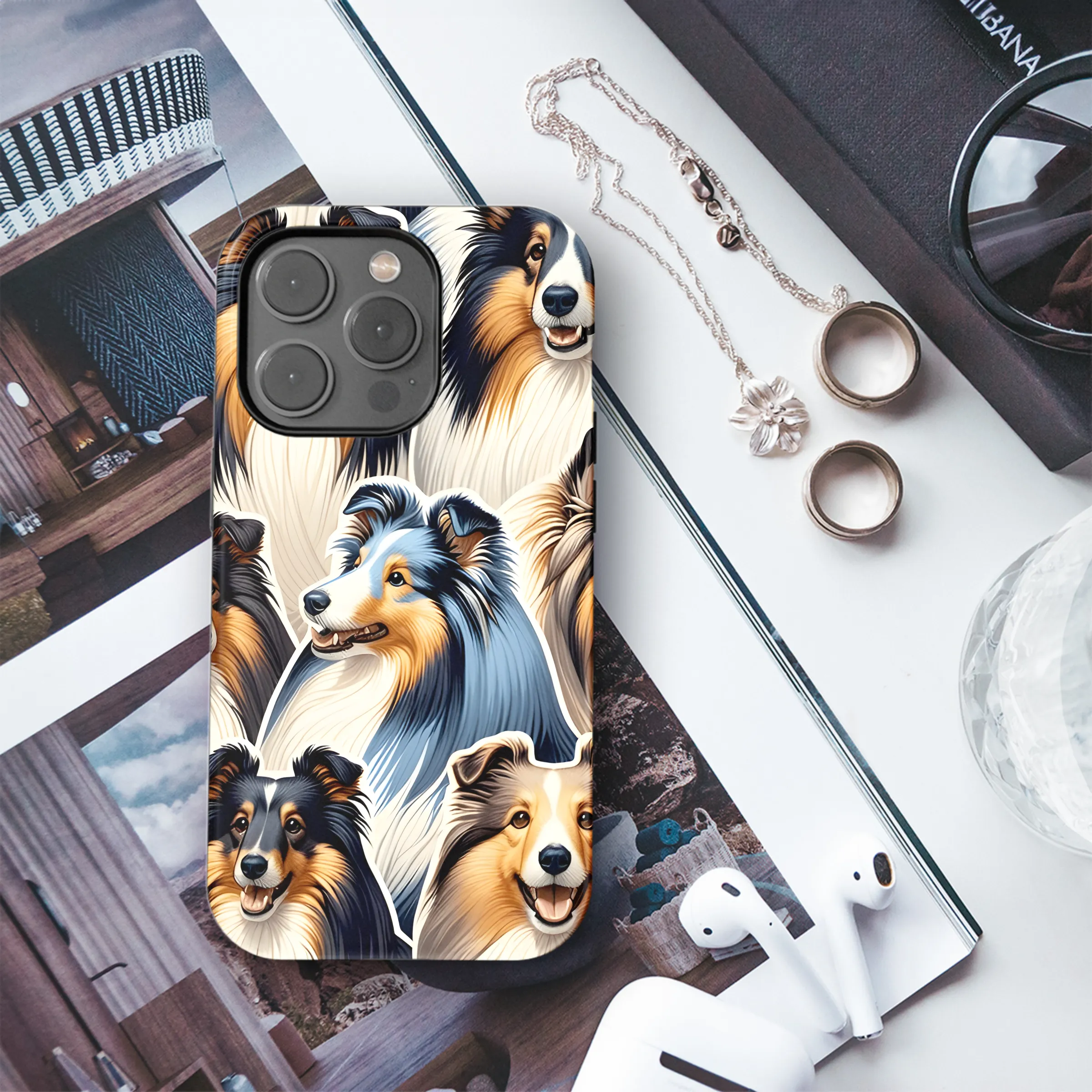 Sheltie Coat Phone Case iPhone Samsung Cover Pixel 2745