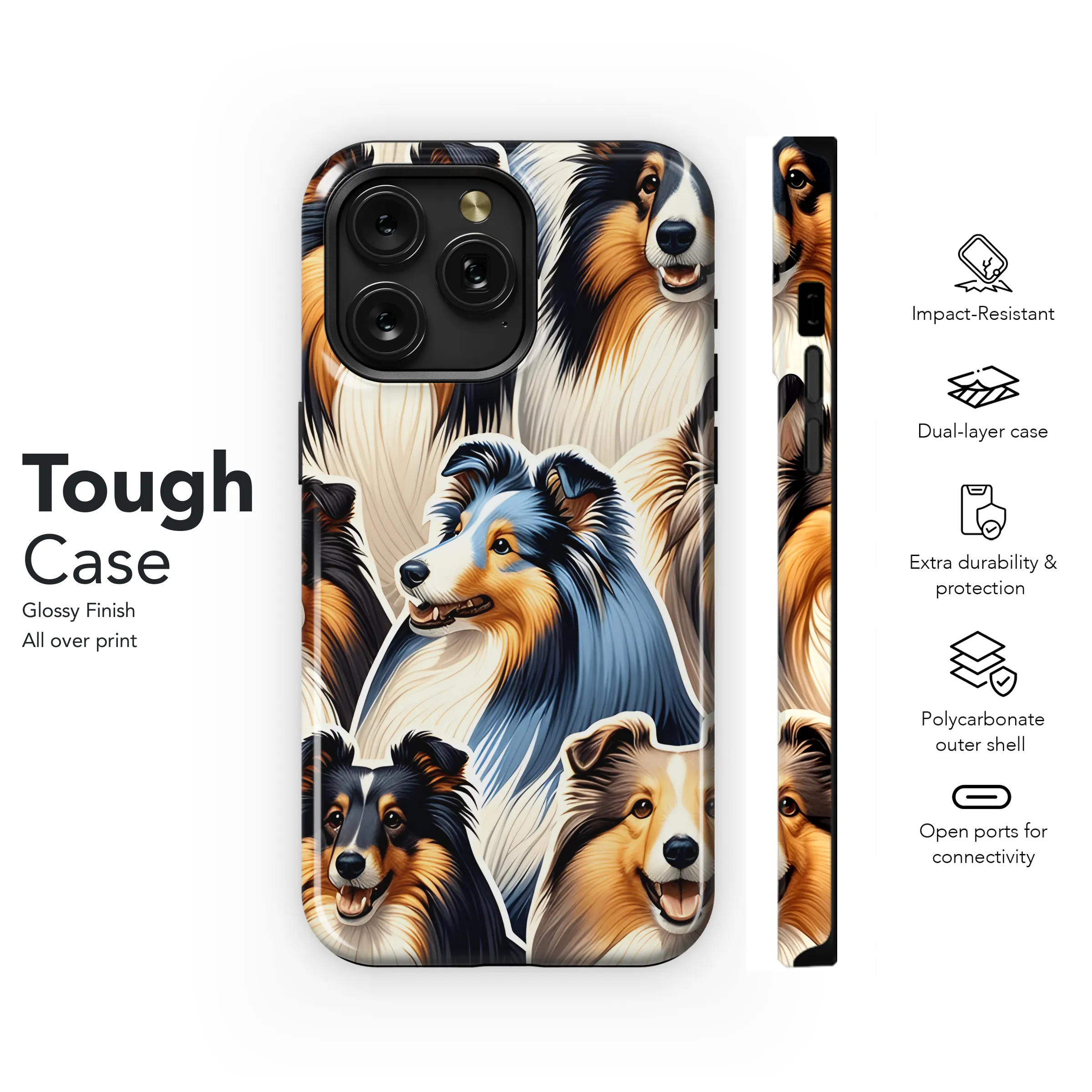 Sheltie Coat Phone Case iPhone Samsung Cover Pixel 2745