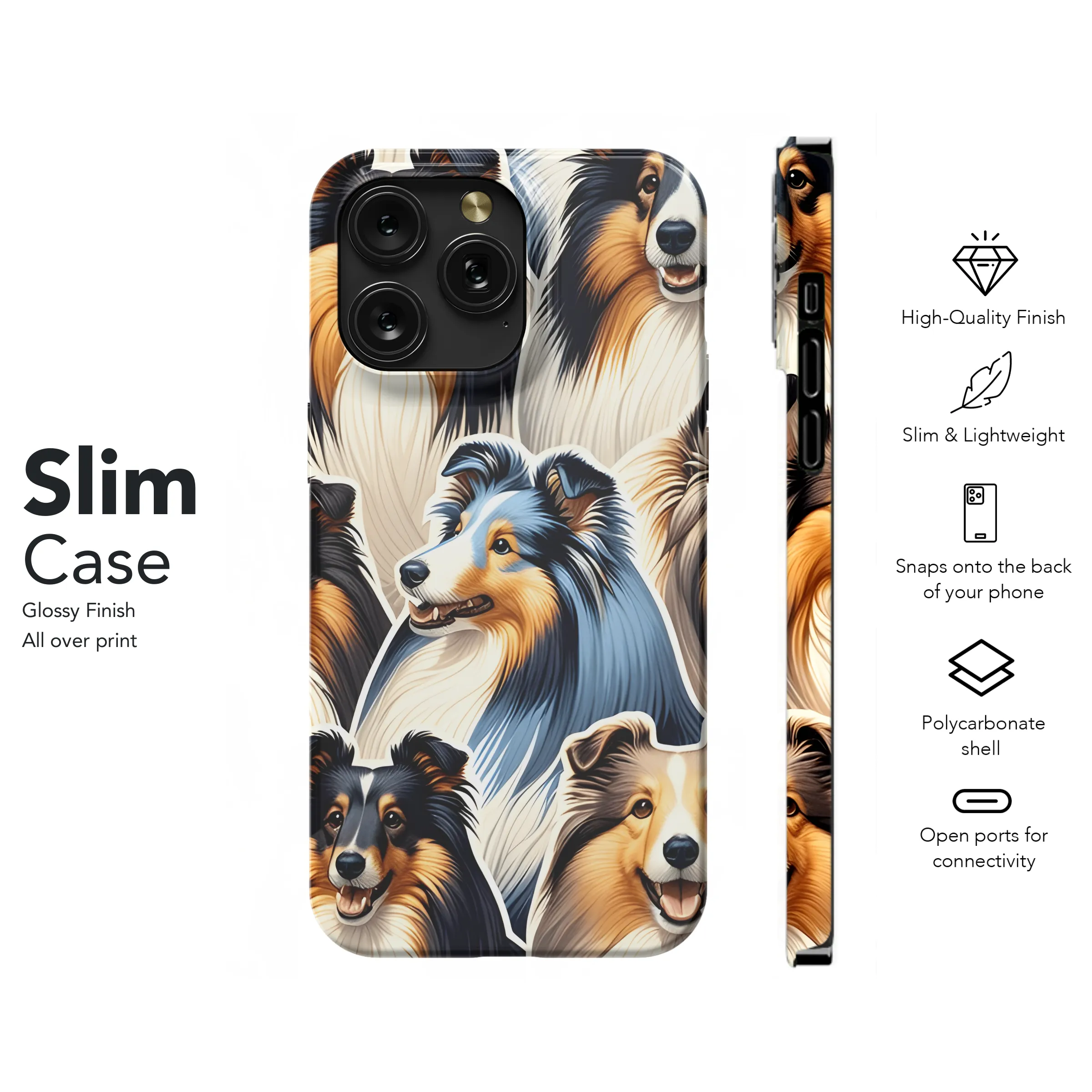 Sheltie Coat Phone Case iPhone Samsung Cover Pixel 2745