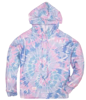 Simply Southern Purple Swirl Tie Dye Hoodie Pullover