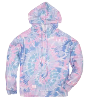 Simply Southern Purple Swirl Tie Dye Hoodie Pullover