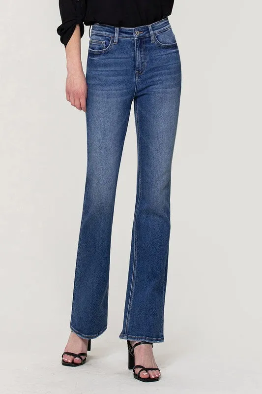 Skinny Bitch High Rise Slim Bootcut Jeans by Vervet