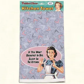 Sleep In The Kitchen Tea Towel