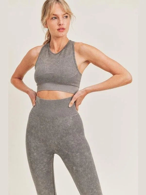 Solid Racerback Yoga Set