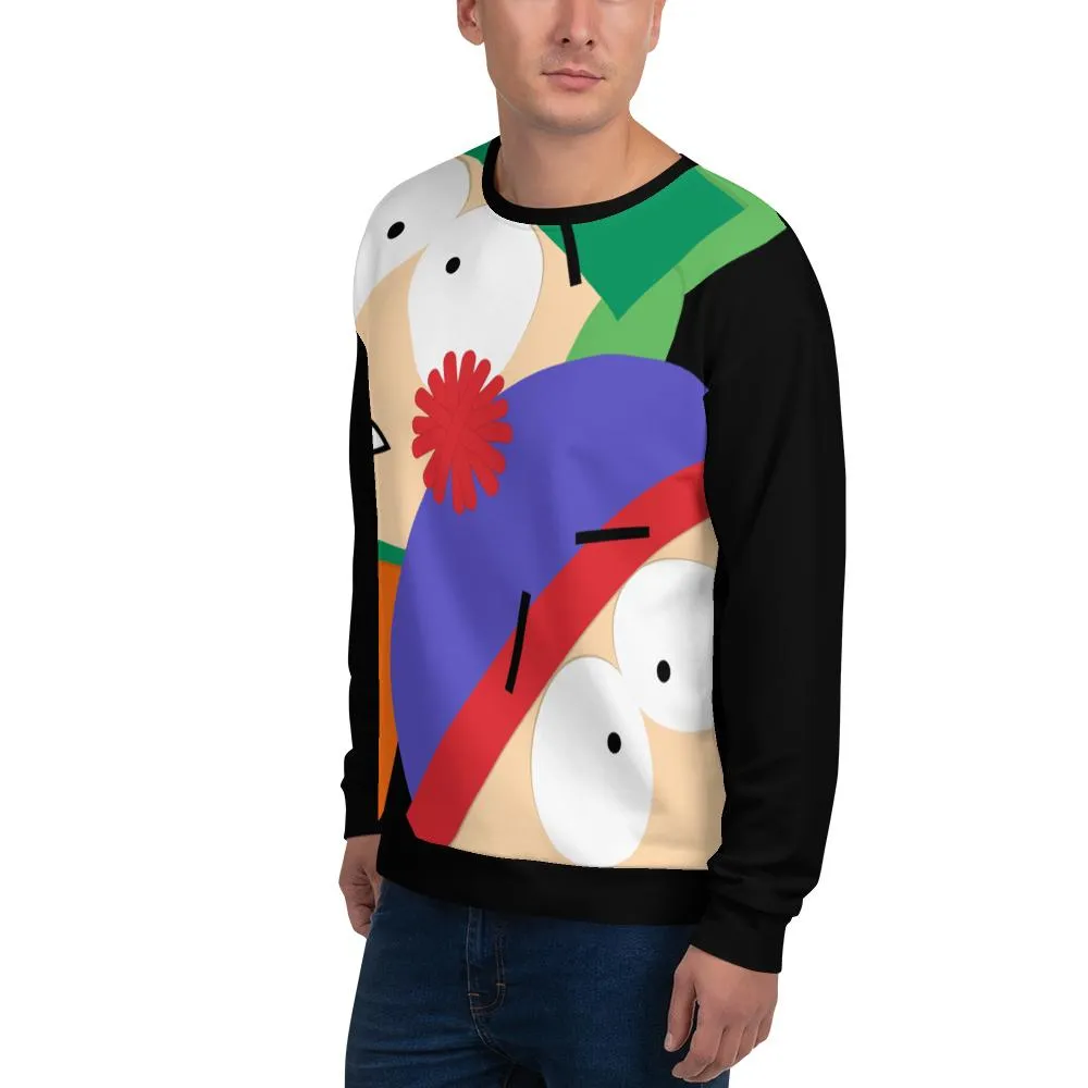 South Park Kyle & Stan Adult All-Over Print Sweatshirt