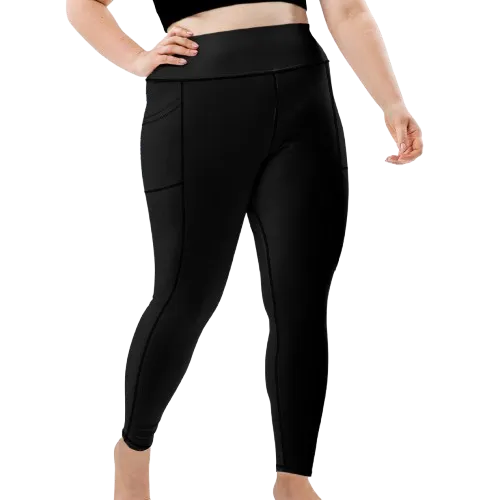 Spacefish Army Eco-Friendly Night Dive Black Leggings